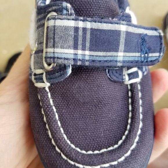 🚫SOLD🚫▪Polo Ralph Lauren ▪ Plaid Boat Shoes - Picture 7 of 8